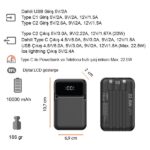 PT-228 10000 mAh 22.5W Hızlı Sarjlı (Dahili Kablolu) - Görsel 7