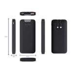 PT-226 10000 mAh Işıklı Kendinden Kablolu Powerbank - Görsel 4