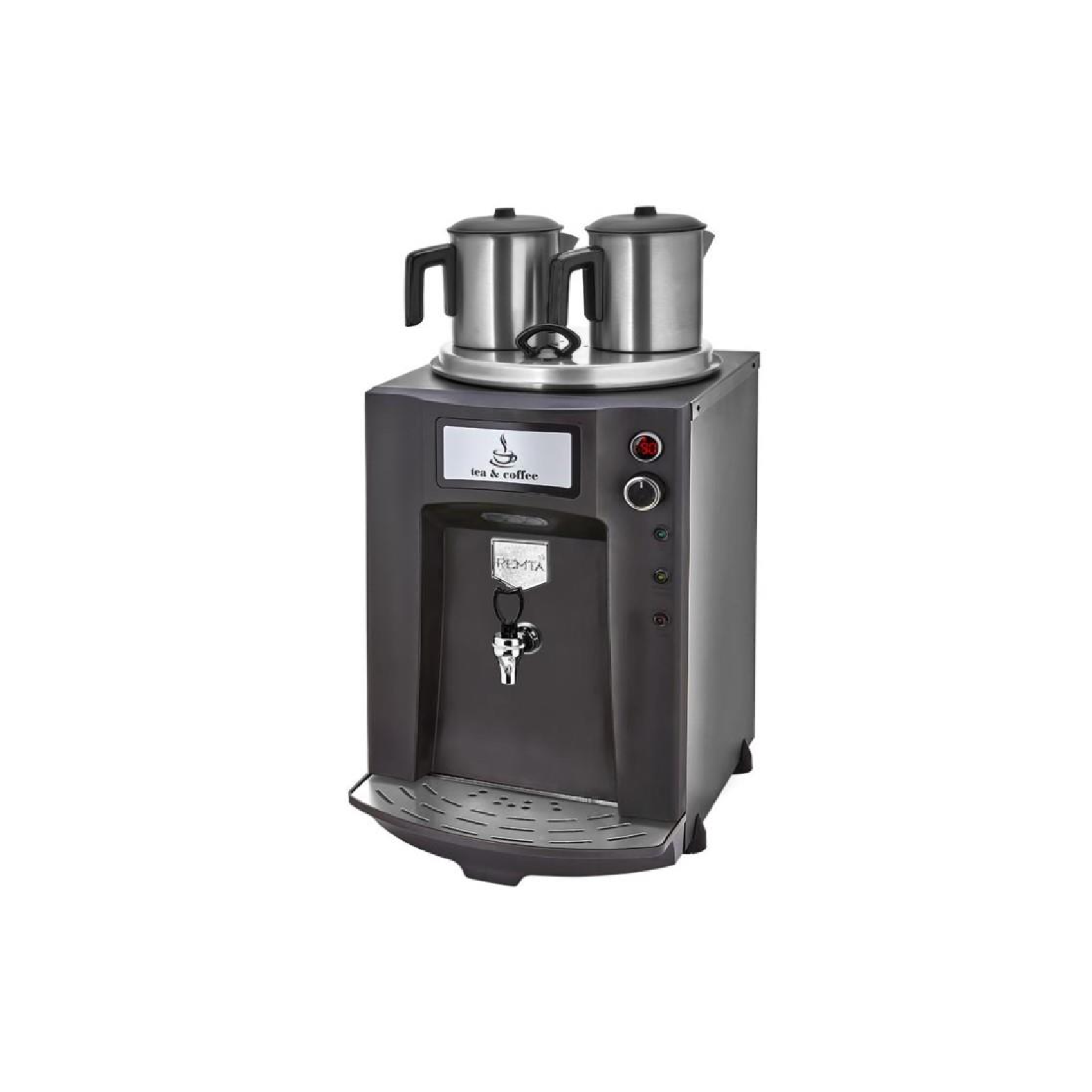 remta-de11p-premium-jumbo-cay-makinesi-2-demlikli-23-l-siyah-5662.webp Remta DE11P Premium Jumbo Çay Makinesi, 2 Demlikli, 23 L, Siyah 5662 - Görsel 1